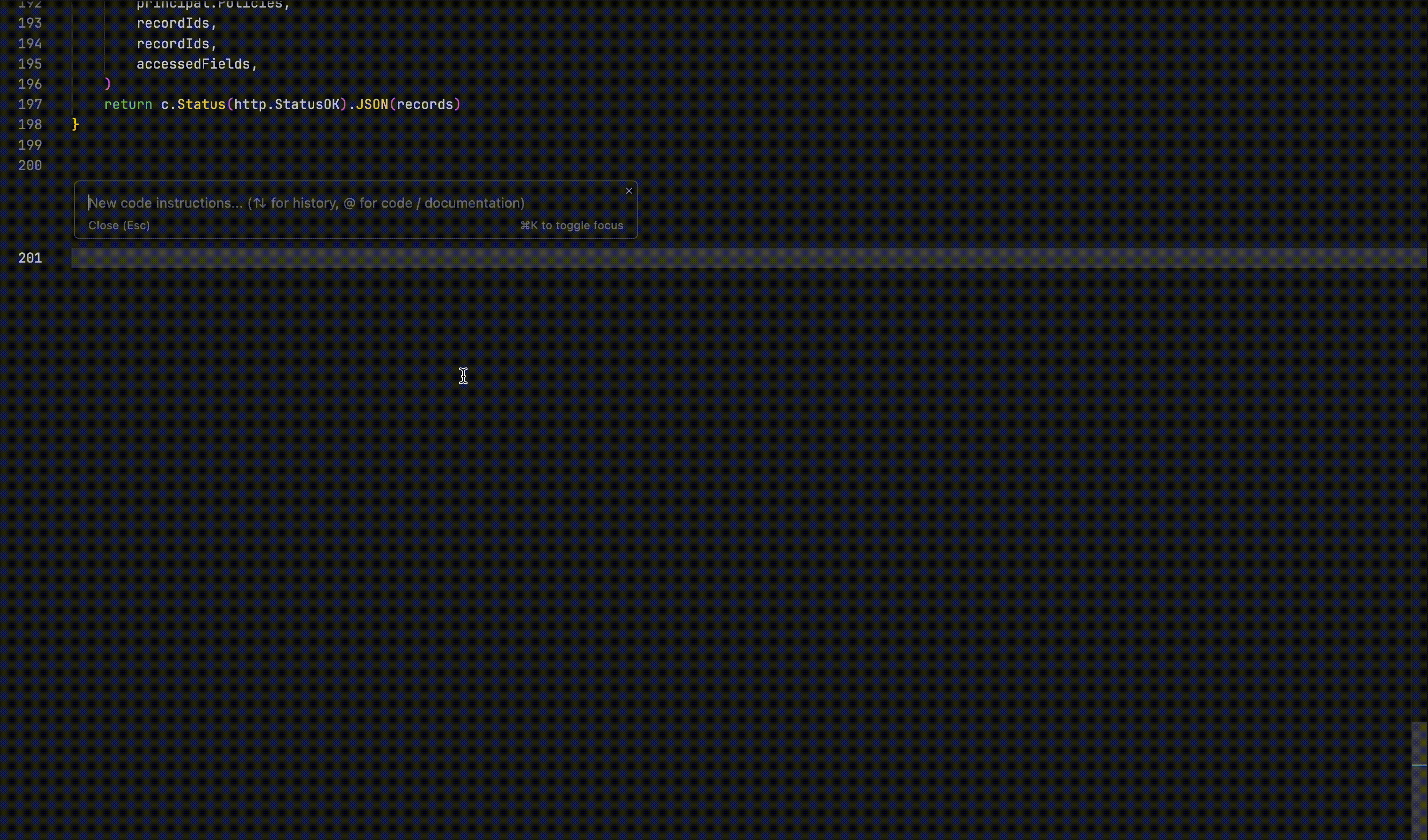 Cursor In Action